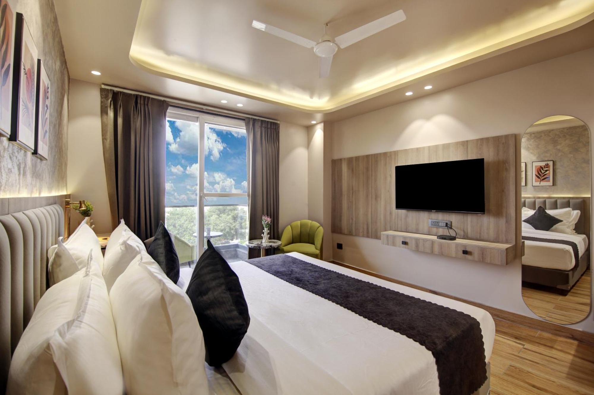 Saltstayz Premier - Near Golf Course Road & Sector 57 Гургаон Екстериор снимка