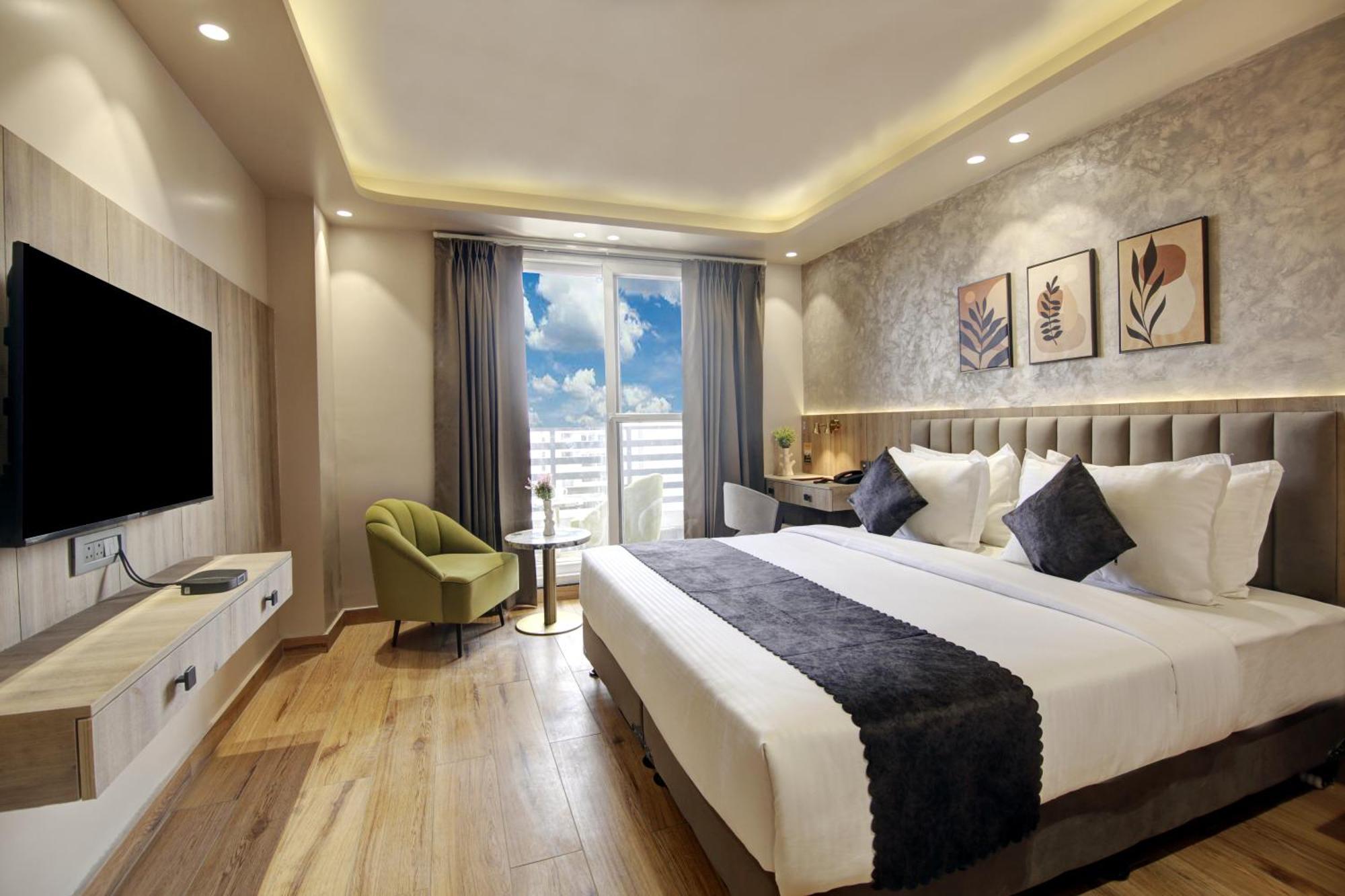 Saltstayz Premier - Near Golf Course Road & Sector 57 Гургаон Екстериор снимка